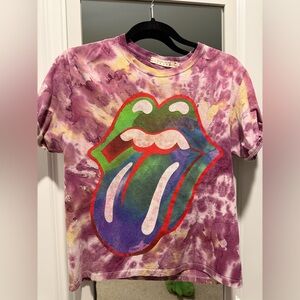 Alice and Olivia Rolling Stone Tie Dye Shirt